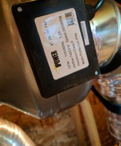 iPower GLFANXINLINE8 8 Inch 750 CFM Inline Duct Ventilation HVAC Exhaust Blower for Grow Tent, Grounded Power Cord, 8" Fan, Grey 21 71bXnCIjdAL