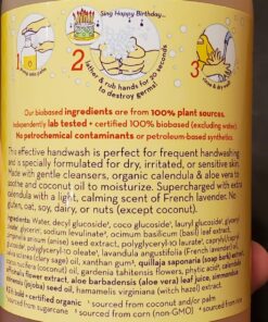 California Baby Calendula Moisturizing Hand Soap | Soothing Organic Aloe + Coconut Oil | 100% Plant-Based Liquid Soap | Allergy Friendly | Lavender Hand Soap for Sensitive Skin | 562 mL / 19 oz. 5 71bXp c 8oL