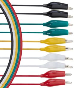 Elenco TL-6 Alligator Lead Set, 10-Piece, 14 inches 7 71bXtbSvrCL