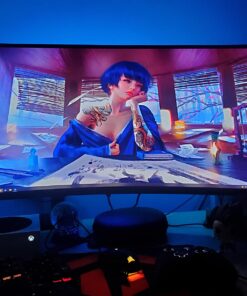 Dell Curved Gaming, 34 Inch Curved Monitor with 144Hz Refresh Rate, WQHD (3440 x 1440) Display, Black - S3422DWG 34 Inches 45 71bZHGQ9QNL