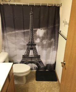 iDesign Waterproof PEVA Plastic Shower Curtain Liner for Use Alone or With Fabric Curtain, 72” x 72”, Clear 72" x 72" 37 71bZIJE8wYL