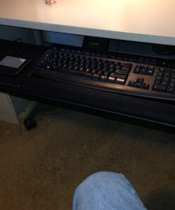 Kensington 60718 Adjustable Keyboard Platform with SmartFit System, 21-1/4w x 10d, Black 20 71bZRojN60L