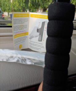 Squeegee for Shower Door, Car Windshield, and Glass Window - 2 Extra Silicone Replacement Blades - Foam Handle - Black 21 71bZWkDOinL