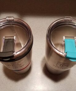 30 oz Tumbler Lids, Fits for YETI Rambler, Ozark Trail, Old Style Rtic and More, SENHAI 3 Pack Spill-proof Splash Resistant Lids Covers for Tumblers Cups 59 71bZc9hm9AL