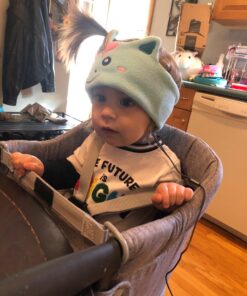 CozyPhones Kids Headphones, Headband Earphones for Children, Baby, & Toddlers 1-3. Stretchy & Comfy for Home, Plane & Car Travel Accessories - Mystic Unicorn Blue 37 71bZqMFtjyL