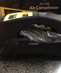 Kensun AC/DC Digital Tire Inflator for Car 12V DC and Home 110V AC Rapid Performance Portable Air Compressor Pump for Car, Bicycle, Motorcycle, Basketball and Others 61 71ba8MzQbTL