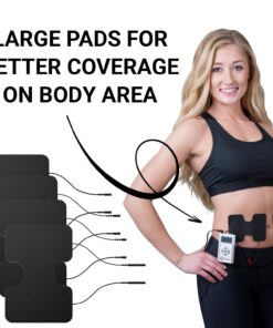 iReliev TENS + EMS Combination Unit Muscle Stimulator for Pain Relief & Arthritis & Muscle Strength - Treats Tired and Sore Muscles in Your Shoulders, Back, Ab's, Legs, Knee's and More 25 71batlpOi3L