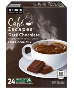 Dark Chocolate Hot Cocoa Dark Chocolate 24 Count (Pack of 1) 9 71bbMmVgzaL
