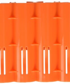 Storacell SL18650ORG by Powerpax SlimLine 18650 Battery Caddy, Orange, Holds 4 Batteries (Not Included) 1 Count (Pack of 1) 11 71bbgyOHmVL