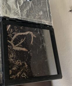 Alternative view of Exo Terra Screen Cover for Hinged Door, 10-Gallon,BLACK, GRAY