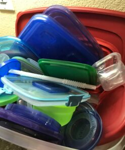 PrepNaturals 50 Pack Meal Prep Containers - 50 Pack of 25 Oz 100% BPA-free Plastic Food Storage Containers with Lids - Reusable Plastic Containers with Lids - Dishwasher Safe Lunch Containers Rectangular 41 71bcrtEsw7L