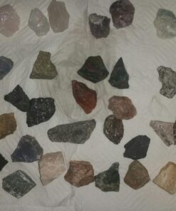 Hypnotic Gems 2 Pounds (Best Value) Bulk Rough India Stone Mix - Over 25 Stone Types - Large 1" Natural Raw Stones & Fountain Rocks for Cabbing, Tumbling, Lapidary & Polishing and Reiki Healing #A: 2 Pound Lot 37 71bdaEFrGQL 1