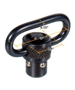 UTG Standard Push Button QD Sling Swivel, 1" Loop , Black 9 71bdivyF8vL