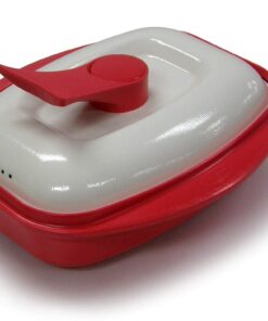 Microhearth Grill Pan for Microwave Cooking, Red 22 71becMnVVVL