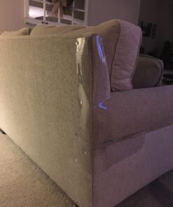 Furniture Defender Cat Scratch Deterrent - 2 no-Adhesive Guards per Package - How to Love Your cat by Protecting Your upholstered Furniture - Cat Scratch Furniture Protector - Made in The USA 35 71bfidEaNKL
