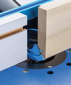 Rockler Router Bit Set Up Jigs for 45 Degree Lock Miter Bits – Jig Works for 3/4” Stock on One Side & 5/8” on Other – High-Quality HDPE Miter Router Bit - Lock Miter Router Bit Measure 2" x 3-7/8" x 3/4" 7 71bfl1czngL