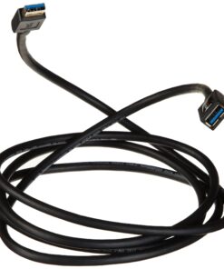 Alternative view of Amazon Basics USB-A 3.0 Extension Cable, 4.8Gbps High-Speed, Male to Female Gold-Plated Connectors, 6.5 Foot, Black 6.5 Feet 1-Pack