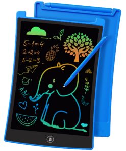 KOKODI Kids Toys LCD Writing Tablet, Colorful Toddler Drawing Pad Doodle Board Erasable, Educational Learning Toys Birthday Gifts for Girls Boys Age 3 4 5 6 7 8 Kids Road Trip Essentials(Blue) Blue 8.5 Inch 20 71bg0GCWdGL