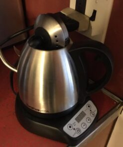 Bonavita 1L Digital Variable Temperature Gooseneck Electric Kettle for Coffee Brew and Tea Precise Pour Control, 6 Preset Temps, Café or Home Use, 1000 Watt, Stainless Steel Brushed Stainless Steel 47 71bgYIa1mtL