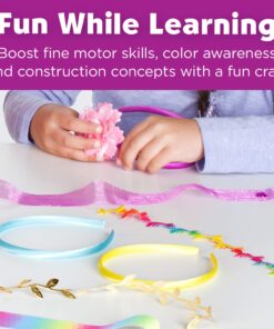 Creativity for Kids Fashion Headband Making Kit - Makes 10 DIY Headbands, Arts and Craft Kits for Ages 5-7+, Kids Activities, Birthday Gifts for Girls Fashion Headbands 24 71bga9u0oML
