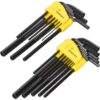 STANLEY Hex Key Set, Long Arm, SAE & MM, 22-Piece (85-753) 18 71bgeBK4CWL