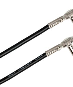 Hosa IRG-101 Low-Profile Right Angle Guitar Patch Cable, 1 Feet Black Black 12 Inch 6 71bgeld2IlL