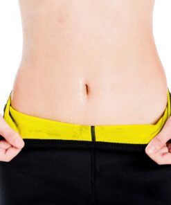 Valentina Womens Hot Thermo Body Shaper Neoprene Slimming Pants Thighs Workout Sauna Suit Waist Tummy Control for Weight Loss Black L = US Size S - M 10 71bh9 N3ATL 1