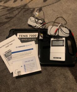 TENS 7000 Digital TENS Unit with Accessories - TENS Unit Muscle Stimulator for Back Pain Relief, General Pain Relief, Neck Pain, Sciatica Pain Relief, Nerve Pain Relief 39 71bi5s 887L