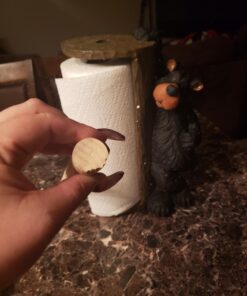 Willie Black Bear Paper Towel Holder Rack for Free Standing on Counter or Table (Great Kitchen Decor) 14" 15 71biBsgv8 L