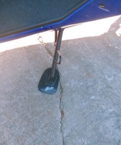 KiWAV Motorcycle Kickstand Pad Plate Support Accessory - Black - Soft Ground, Grass, Hot Pavement, Outdoor Parking, Anti Sinking 36 71biISfcuFL