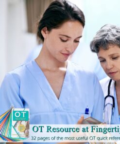 Occupational Therapy Reference Pocket Guide - Must Have OT Resource, 32 Pages OT Quick Tips for OT Student Occupational Therapist Gifts, 17 Cards Perfect Pocket Sized 3"×5" - General Adult Rehab Set 15 71bise8fVL