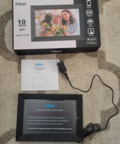 Digital Picture Frame, PULLOON 10.1 Inch WiFi Digital Photo Frame with HD Touch Screen, Auto-Rotate, Wall Mountable, Built-in 32GB Storage, Easy Setup to Share Photo and Video Instantly via App 10" Wifi 33 71bjGuZpzL
