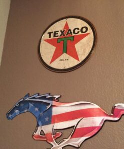 Tin Signs TSN1798-BRK Texaco Round, 11.75 x 11.75 x 0.1 inches 14 71bjIhkFsjL