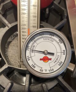 LavaLock® 3" Adjustable Gas Charcoal Smoker Pit Grill BBQ Thermometer Electric Heavy Duty Stainless 2.5" stem 30 71bjjfxCq0L