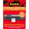 Scotch Thermal Laminating Pouches, 100 Count, Clear, 5 mil., Laminate Homemade Ornaments, Christmas Banners and Gift Tags, Ideal Holiday Supplies, Fits Business Card Sized (2.3 in. × 3.7 in.) Paper