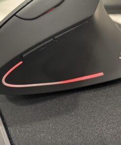 Vassink Ergonomic Mouse, Rechargeable Wireless Mouse, 2.4GHz Rechargeable Wireless Vertical Optical Mice with USB Receiver, 6 Buttons, 800/1200/1600 DPI, for Laptop, PC, Computer Black 35 71bkMUv75GL