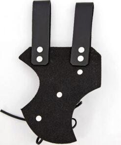 Armory Replicas - Genuine Bovine Leather Hawk Wood Sword Frog - Medieval Inspired Adjustable LARP Sabre Rapier Sword Weapon Frog Holster Holder Accessory Black Right 16 71bkUg26jjL