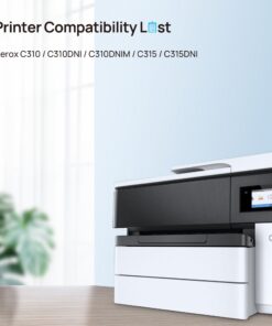 Alternative view of C310 C315 Toner Replacement for Xerox C310 Xerox C315 Toner 006R04356 006R04357 006R04358 006R04359 to use with C310DNI C315DNI Printer (Cyan Magenta Yellow Black, 4Pack)