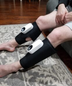 LINGTENG Leg Massager for Circulation and Pain Relief, Calf Air Compression Massager with Heat, Leg Massager with 3 Intensities, 3 Modes, Easy to use, Muscle Relaxation, Gifts (Pair) Gray 67 71bkyeHg5eL