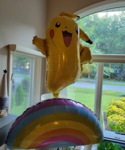 Anagram International 2946001 Pikachu Shape Balloon Pack, 31", Yellow 20 71blC5yVG2L