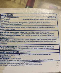 Boiron Oscillococcinum for Relief from Flu-Like Symptoms of Body Aches, Headache, Fever, Chills, and Fatigue - 30 Count 30 Count (Pack of 1) 39 71blfIuvBGL