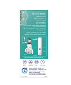 GuruNanda Portable Diffuser Plug-in 2.0 with FREE Essential Oil For Office, Wall Diffuser, Aromatherapy Air Diffuser with Auto Shut Off, Waterless Oil Diffuser For Room Plug-in (1 Pack) 18 71bloymNUL