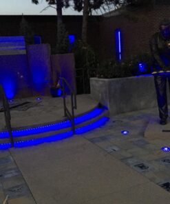 IP65, 12V Waterproof Flexible LED Strip Light(Power Cord not Included), 16.4ft/5m Cuttable LED Light Strips, 300 Units 3528 LEDs Lighting String, LED Tape(Blue) Power Adapter not Included 1*16.4ft 3528 Blue 28 71bmCI9AD5L