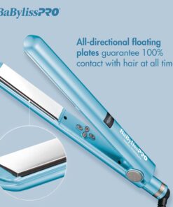 BaBylissPRO Nano Titanium Flat Iron Hair Straightener, 1" Digital Hair Straightener Iron for Professional Salon Results and All Hair Types 30 71bmNaobeCL