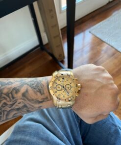 Invicta Men's Pro Diver Collection Chronograph Watch 48 mm Gold 37 71bmWjDKxgL