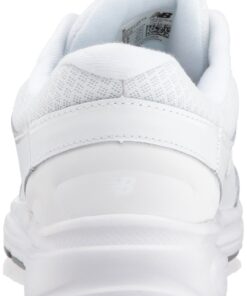 New Balance Women's 411 V2 Walking Shoe, Black, 5 9 Narrow White 11 71bmgdYvAL