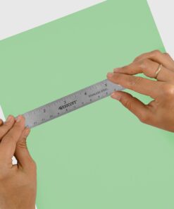 Westcott Stainless Steel Office Ruler with Non Slip Cork Base, 6-Inch (10414) 6 Inches 41 71bmnsf4kL