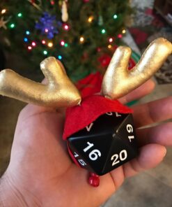 Koplow Games 55mm Jumbo D20 Opaque Black with White Numbers 9 71bo3roQKNL 1