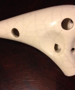 OcarinaWind® 12 Hole White Ocarina Exquisite Craft of Ice-crack Alto C Version Music Instrument Gift Idea 44 71boEKUDwL