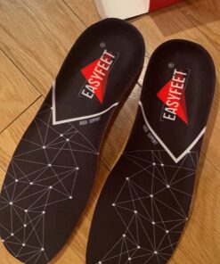 Premium Anti-Fatigue Shoe Insoles - Plantar Fasciitis Arch Support Insoles for Men and Women Shoe Inserts - Orthotic Inserts - Flat Feet - Insoles for Arch Pain High Arch - Boot Insoles Black S (Men 7-8.5/Women 8-9.5) 38 71boeyptanL